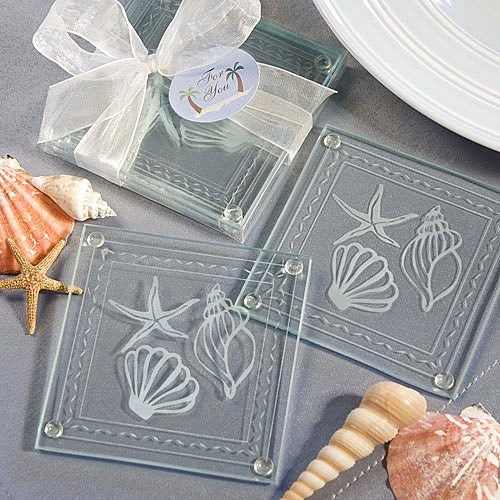 glass beach coaster wedding favour and gift for wedding guests (90564133)