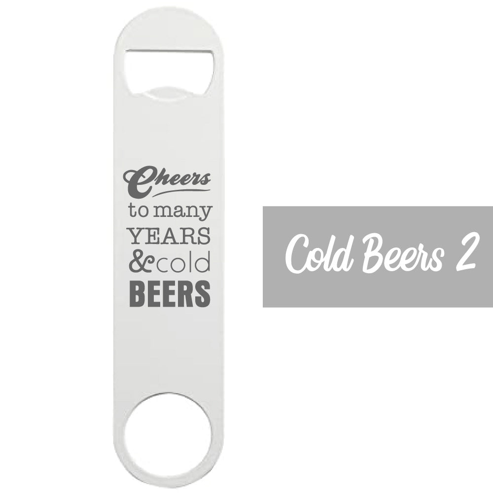 Cold beers bar blade design