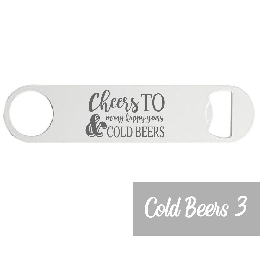 Third cold beers bar blade design