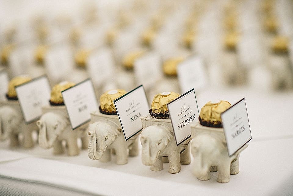 Indian themed Elephant candle holder