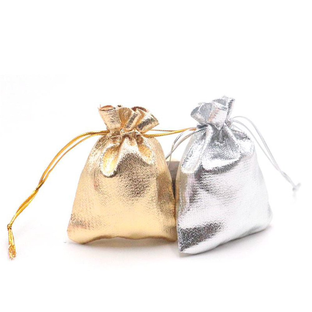 metallic favour gift bags