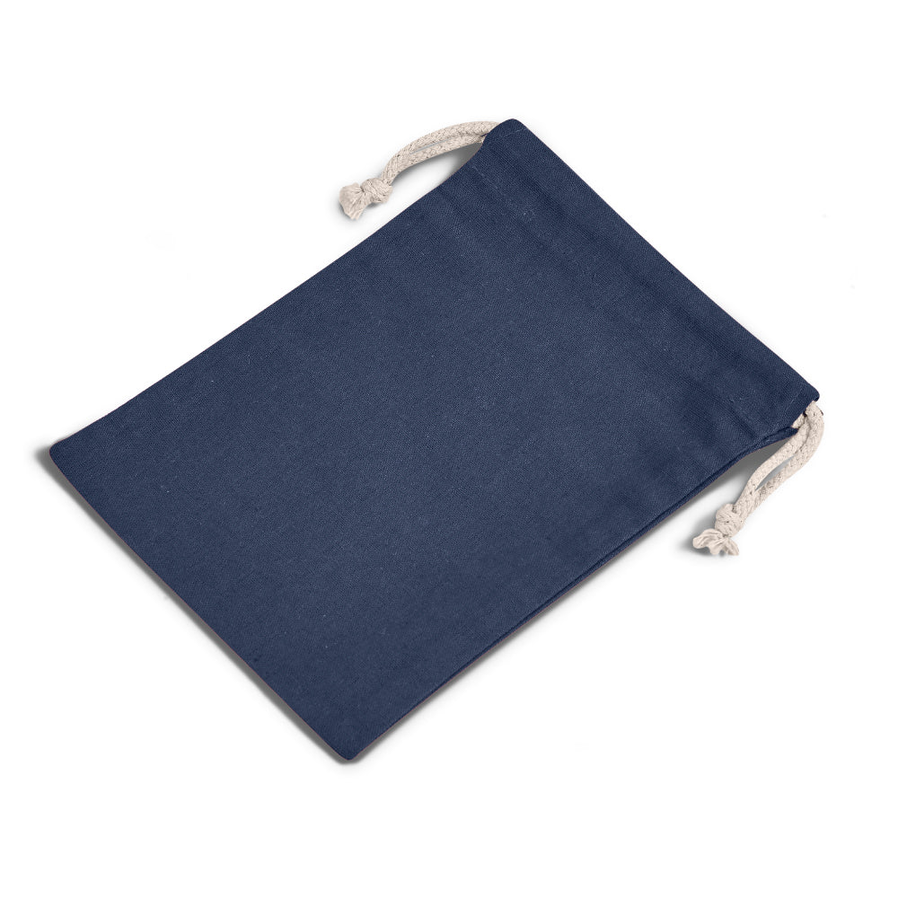 Colourful Cotton Gift Bags - small DIY Amrod Navy Blue 