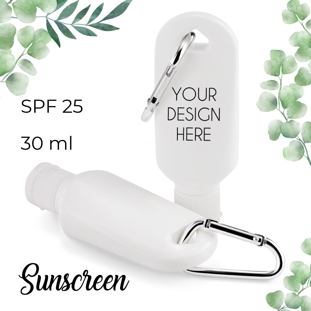 Mini Sunscreen Keyring 30ml – Simply Wedding Favours