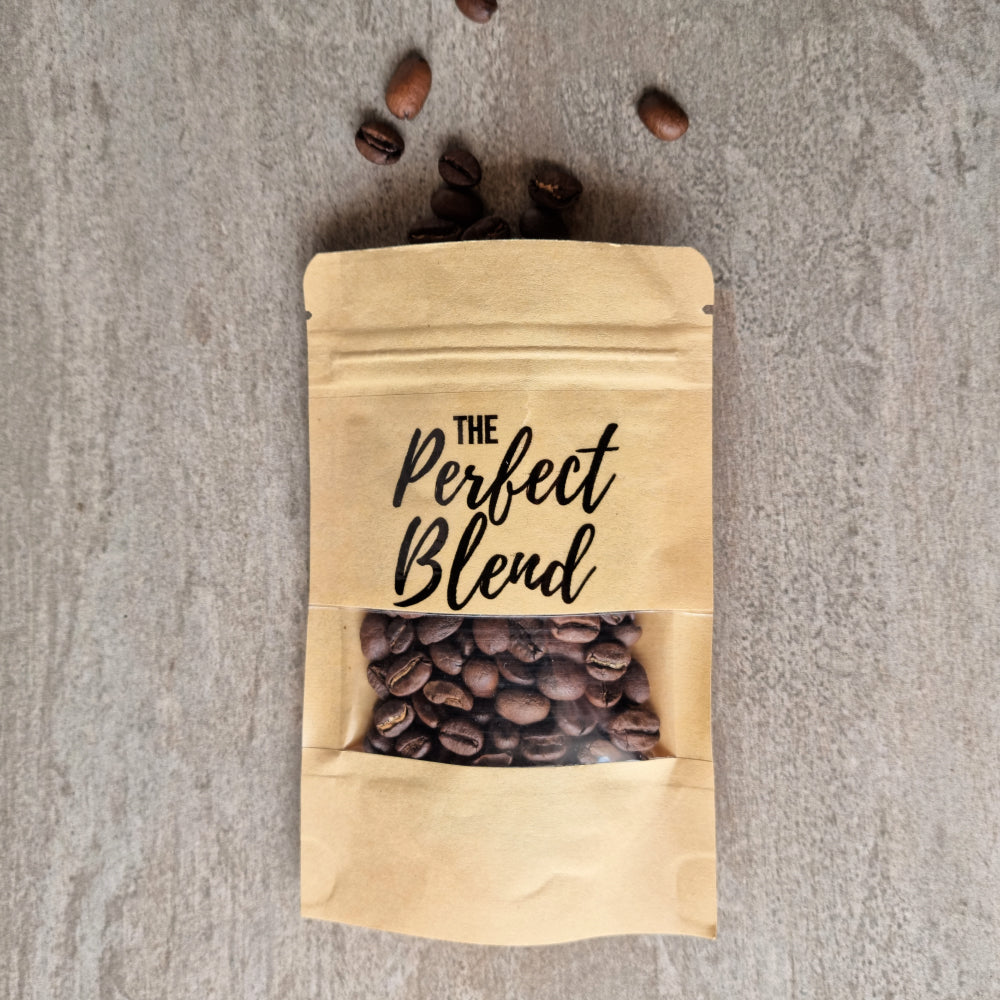 The perfect blend mini coffee pouch wedding favours