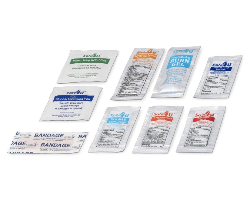 Bandage cleansing pad instect stick relief burn gel for wedding first aid kit