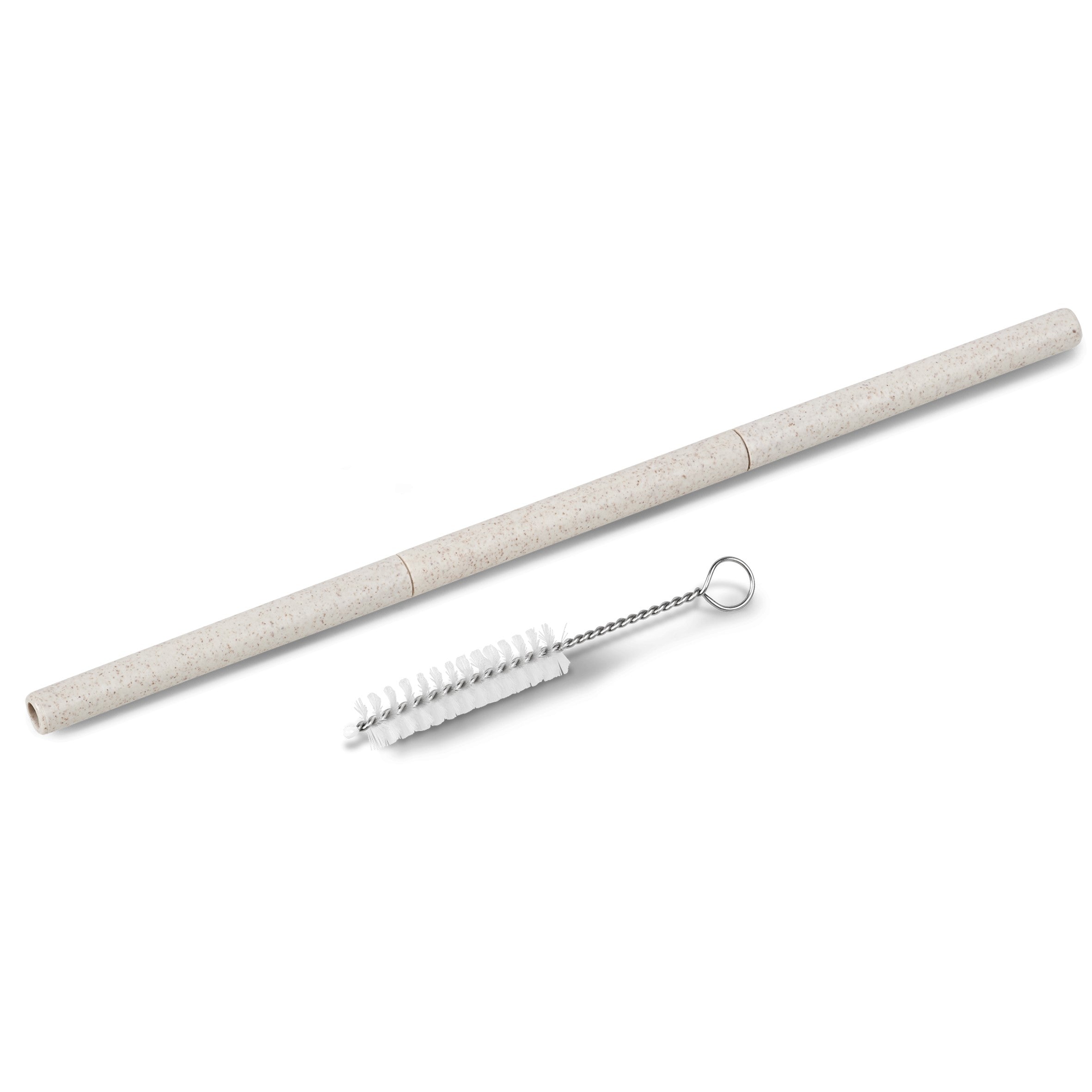 Eco friendly wheat straw set with cleaning brush