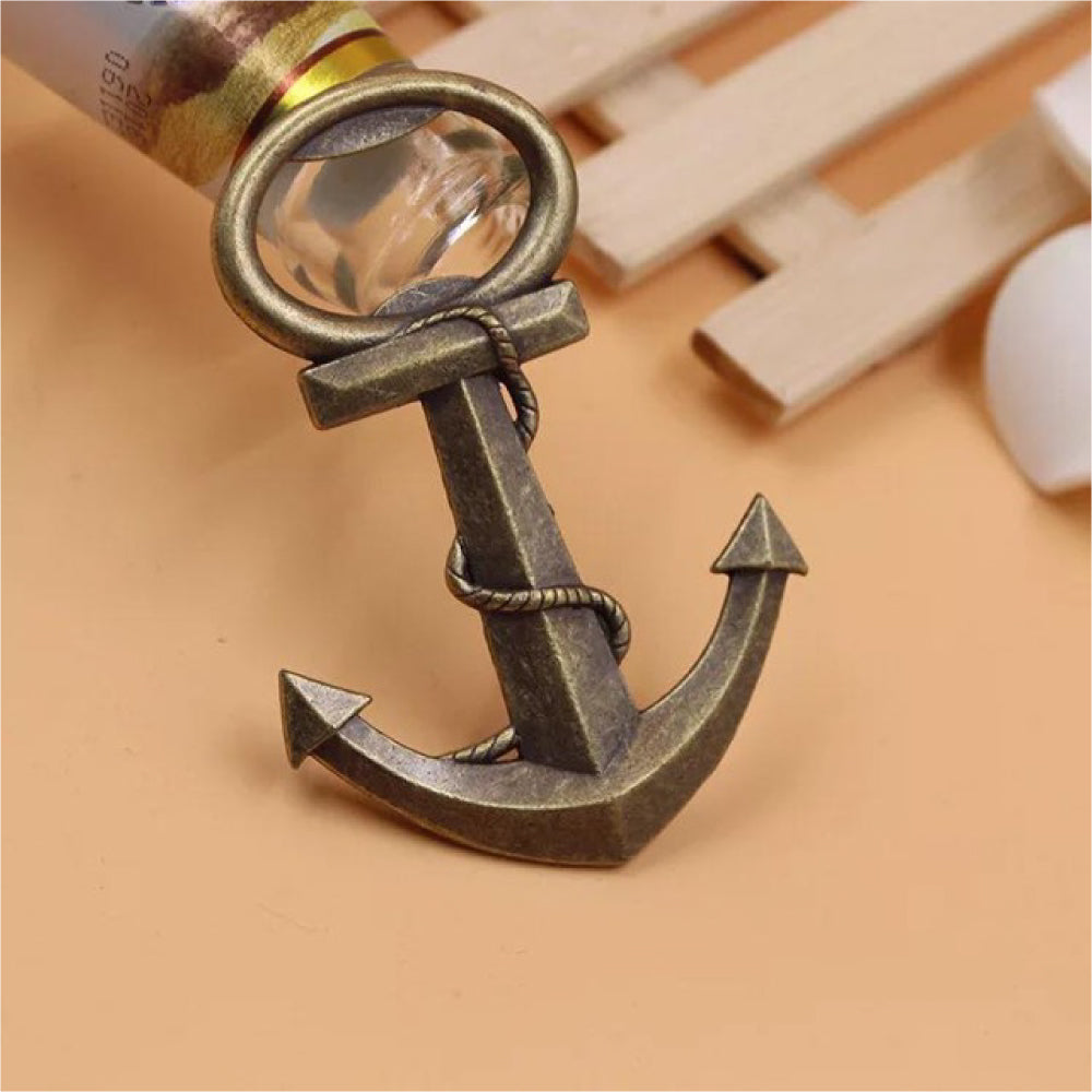 Anchor bottle opener favour