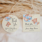 baby teddy bear thank you tag card