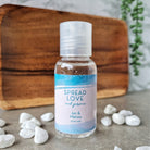 Blue waterpaint design hand sanitiser