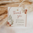 Square Thank You Tag - Boho Chic