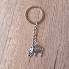 charming elephant keyring favour