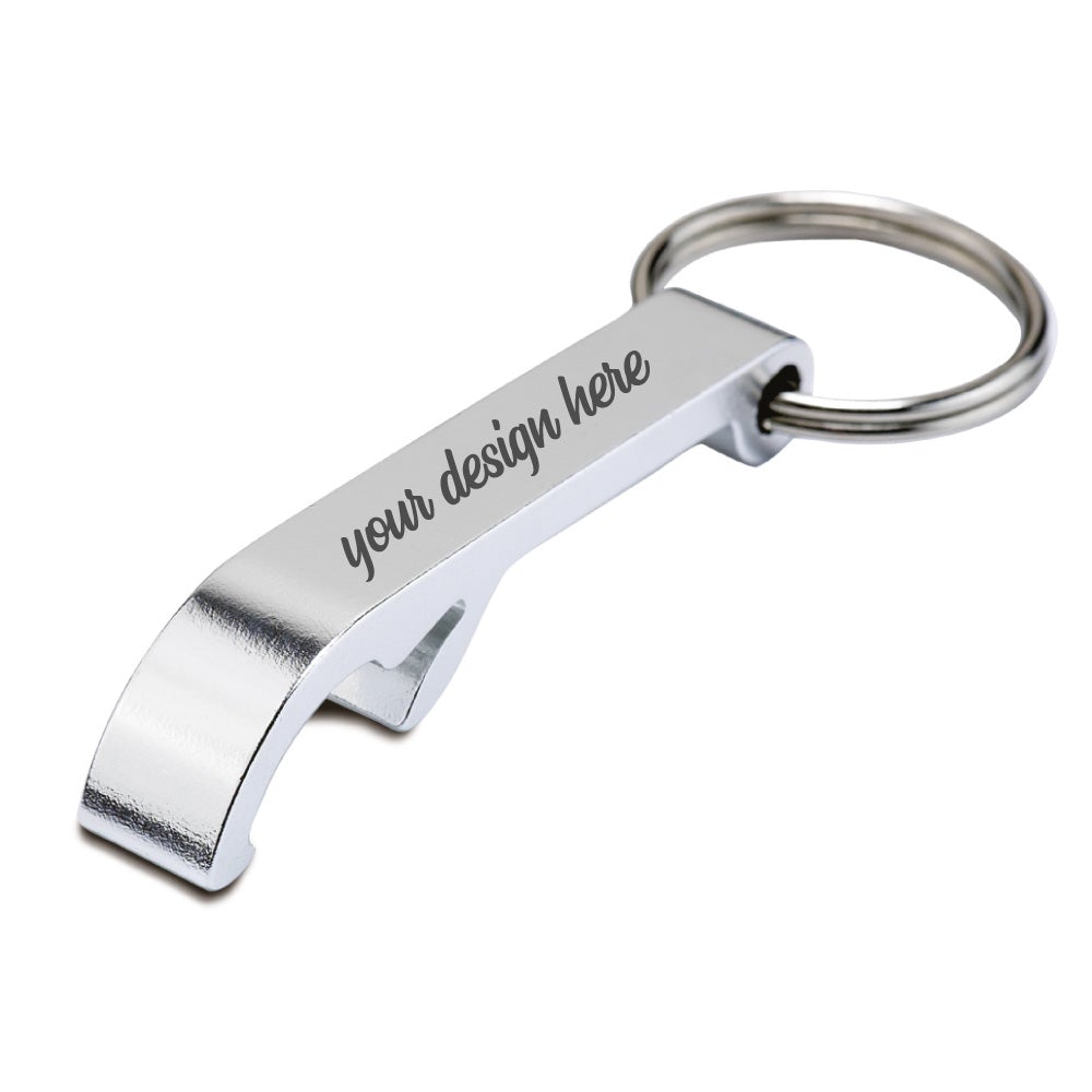 custom design economy bottle opener keyring