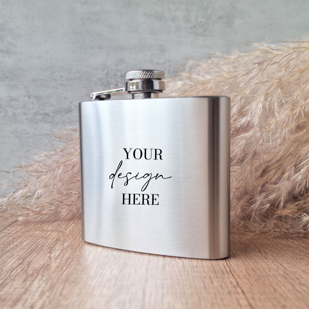 personalised hip flask wedding favour 150ml