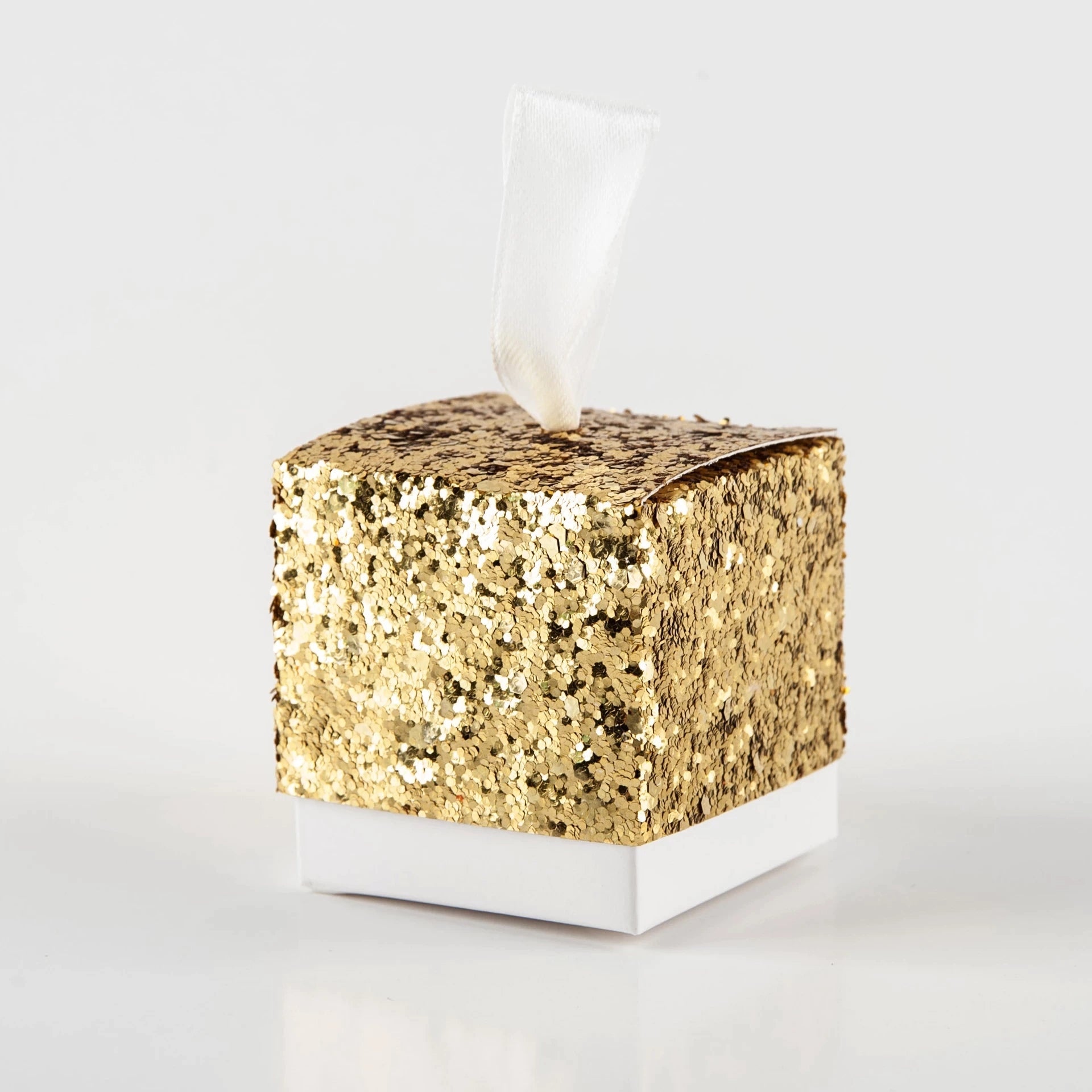 Gold Glitter favour boxes (each) Wedding Favors Simply Wedding Favours 