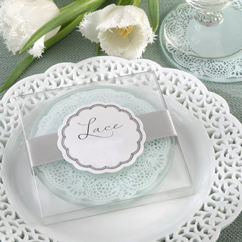 Lace Glass Coasters (2pcs) (146341393)