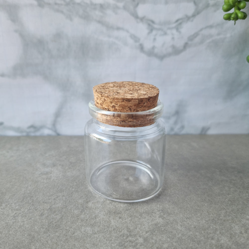 Mini Tube Glass Jar with Cork Lid Glass HCS 