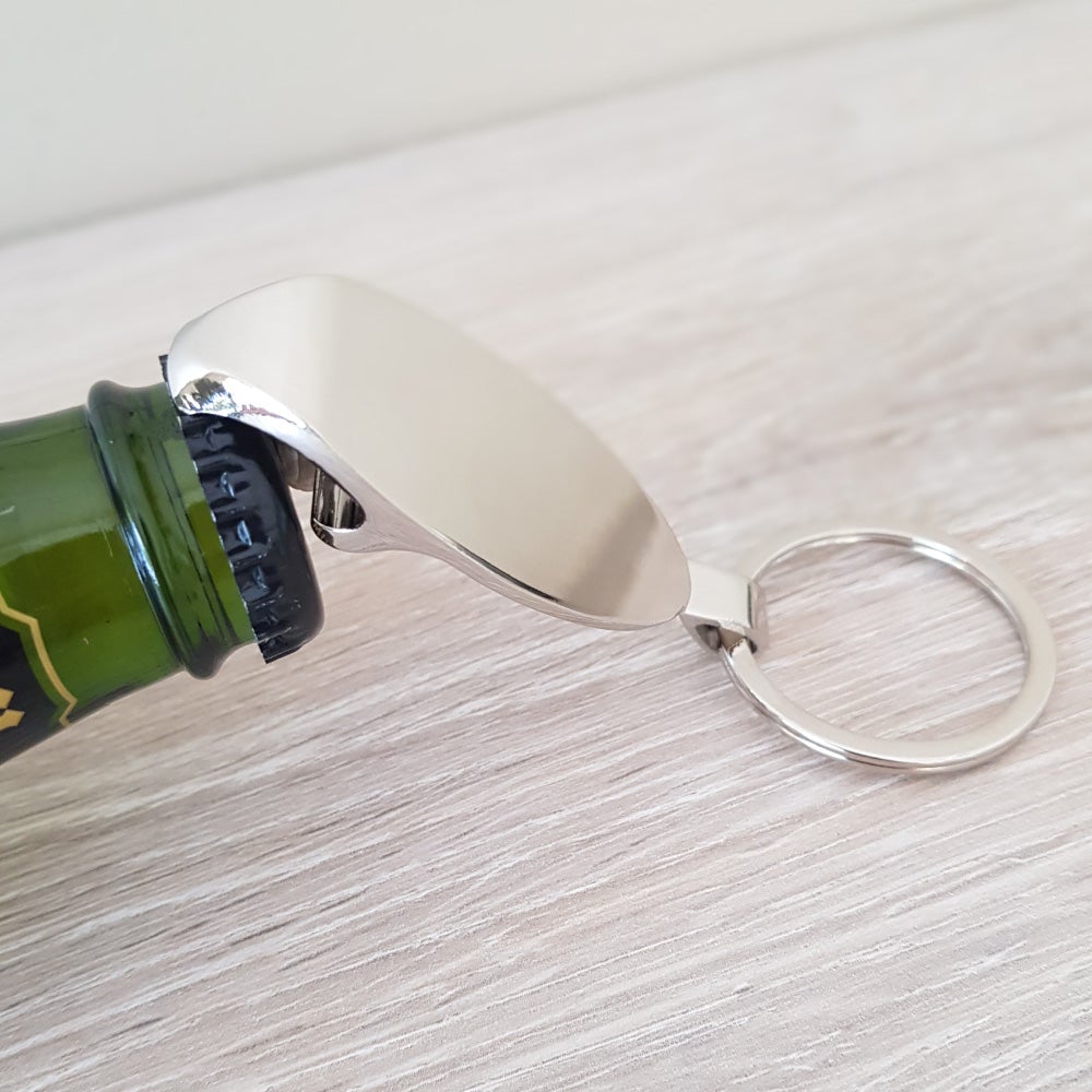 Practical bottle opener keyring thank you gift