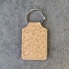 eco friendly cork keyring favour