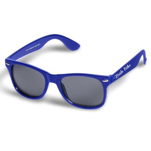 Blue retro sunglasses