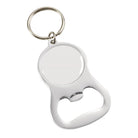 Round Aluminium opener keyring 