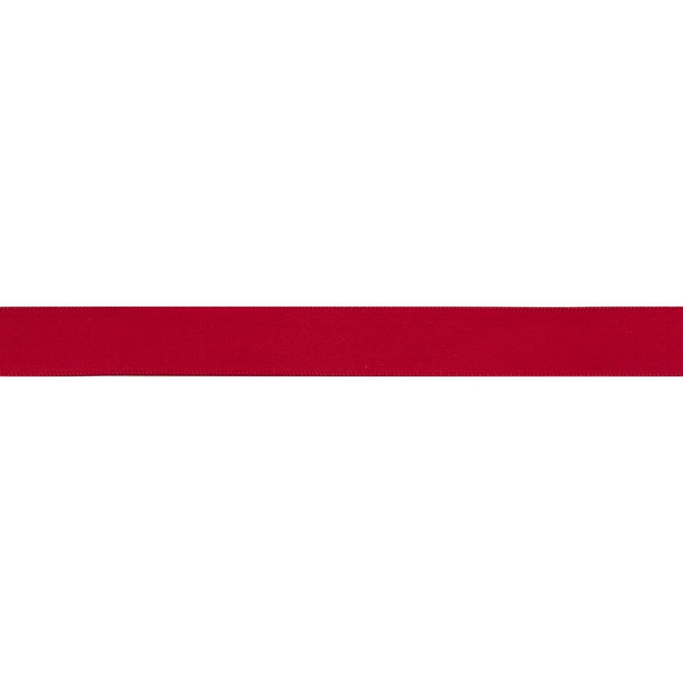 Satin ribbon in red