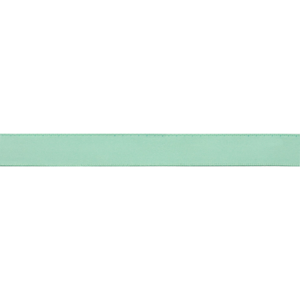 Satin ribbon in seagreen