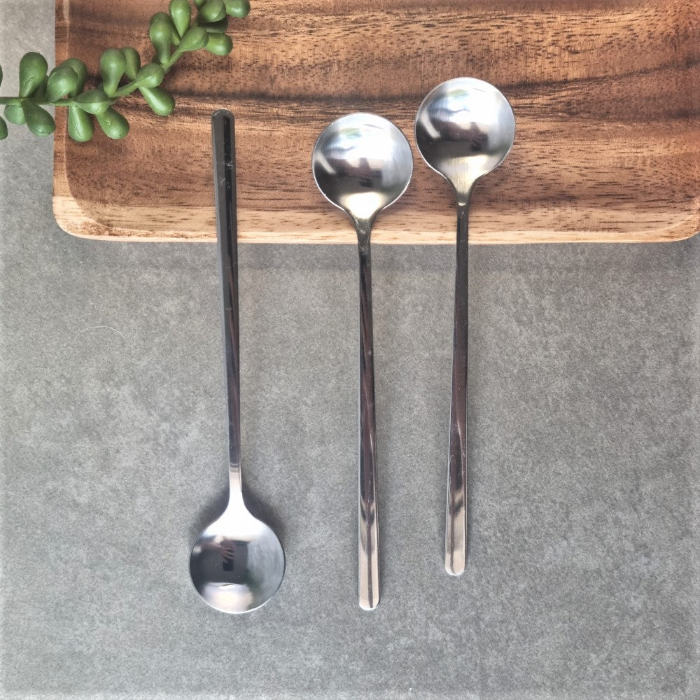 Elegant Long Spoon in Silver None (spoon alone) 