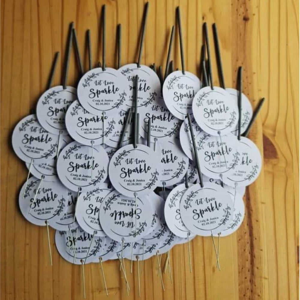 Let Love Sparkle - Gold Spark Sparklers Sparklers Party Spot 17cm 