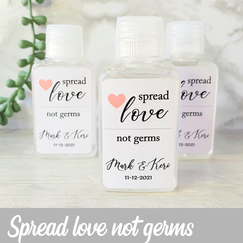 spread love not germs Alcohol-based Hand Sanitisers