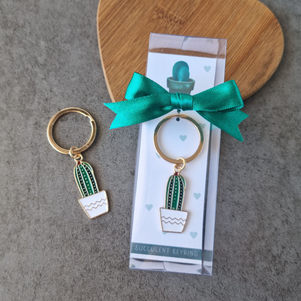 Succulent keyring hotsell