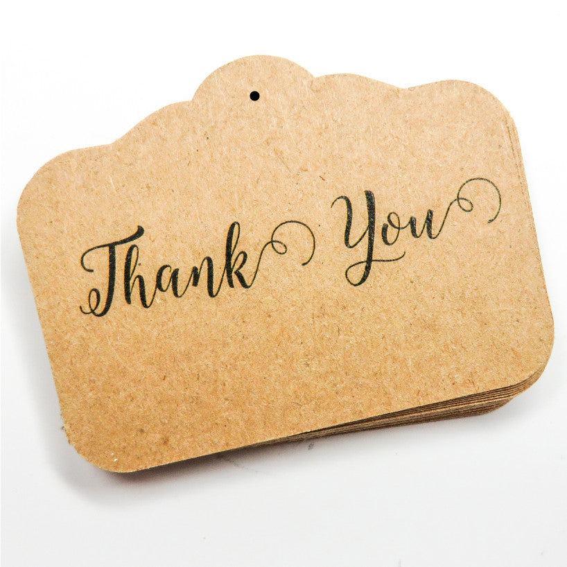 Scalloped Rectangular Thank You Tag (9149544073)