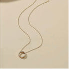 Bridesmaid friendship necklaces are presented on a small card that can be personalised